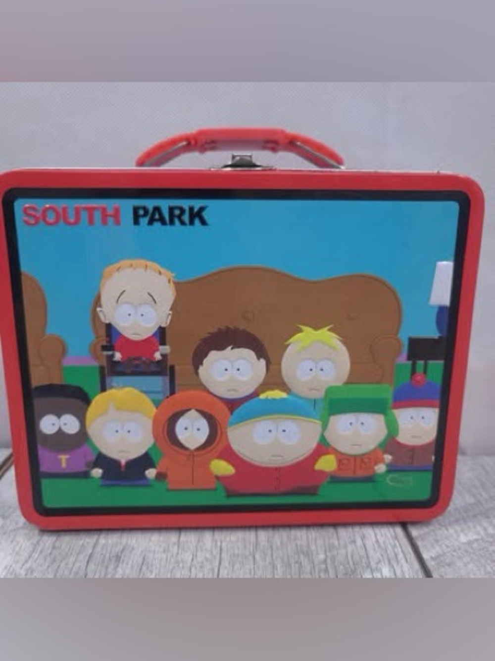 South Park characters lunchbox metal excellent condition collectible